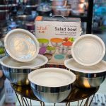 لگن 5 پارچه در دار استیل ساده یویو