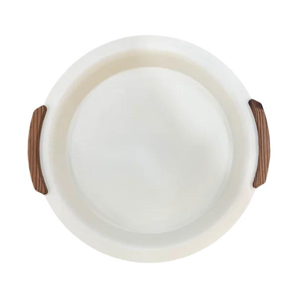سینی چای استیل رنگی قطر 34 - کد 51 - تصویر 5