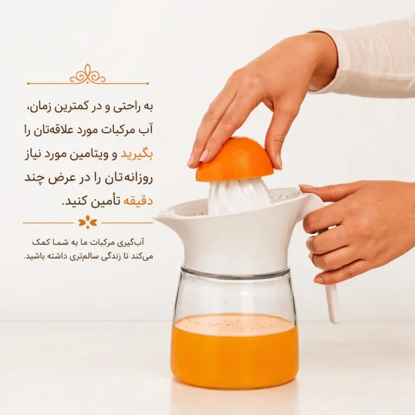 آبمیوه گیری و پارچ دو کاره 1 لیتر لیمون - کد 67 - تصویر 3
